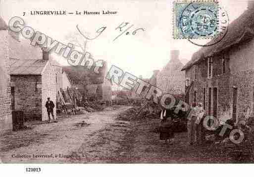 Ville de LINGREVILLE, carte postale ancienne