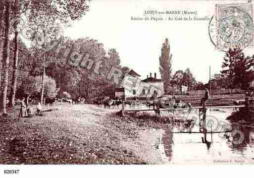 Ville de LOISYSURMARNE, carte postale ancienne