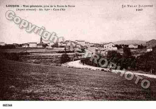 Ville de LOUDES, carte postale ancienne