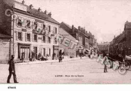 Ville de LURE, carte postale ancienne