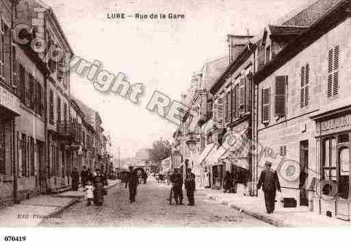 Ville de LURE, carte postale ancienne