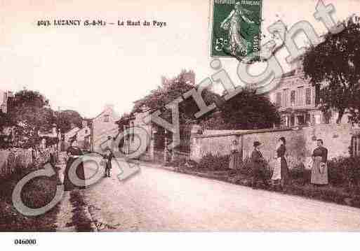 Ville de LUZANCY, carte postale ancienne