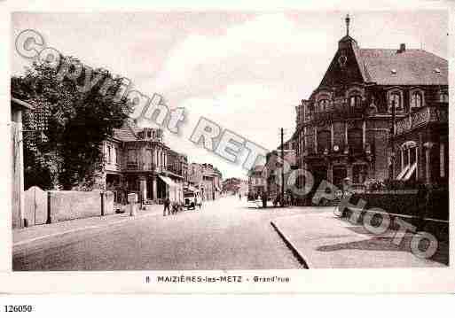 Ville de MAIZIERESLESMETZ, carte postale ancienne