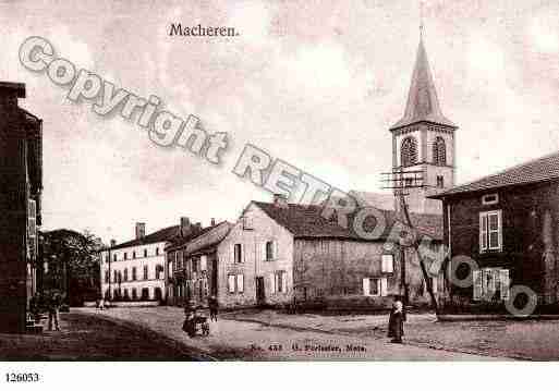 Ville de MAIZIERESLESMETZ, carte postale ancienne