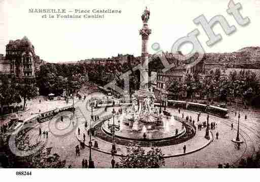 Ville de MARSEILLE, carte postale ancienne