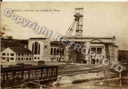 Ville de MERCYLEBAS, carte postale ancienne