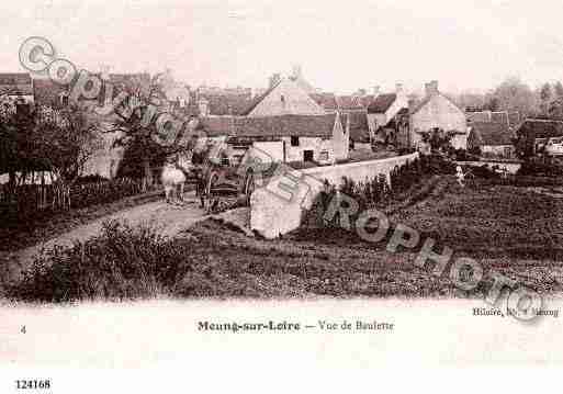 Ville de MEUNGSURLOIRE, carte postale ancienne