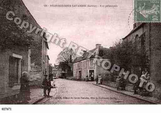 Ville de MEZIERESSOUSLAVARDIN, carte postale ancienne