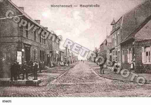 Ville de MONCHECOURT, carte postale ancienne