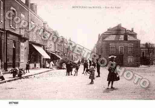 Ville de MONTCEAULESMINES, carte postale ancienne