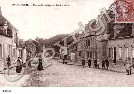 Ville de MOREUIL, carte postale ancienne