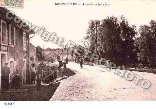 Ville de MORVILLARS, carte postale ancienne