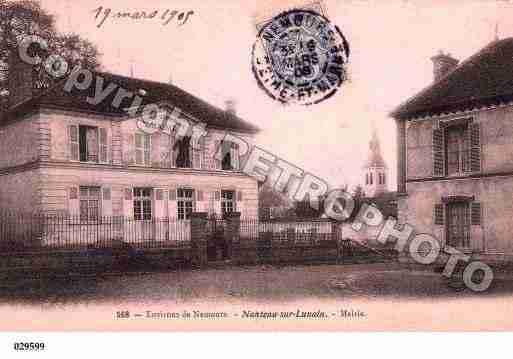 Ville de NANTEAUSURLUNAIN, carte postale ancienne