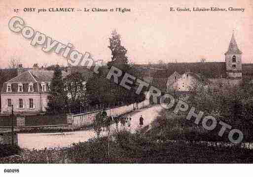 Ville de OISY, carte postale ancienne