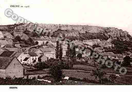 Ville de ORCHES, carte postale ancienne