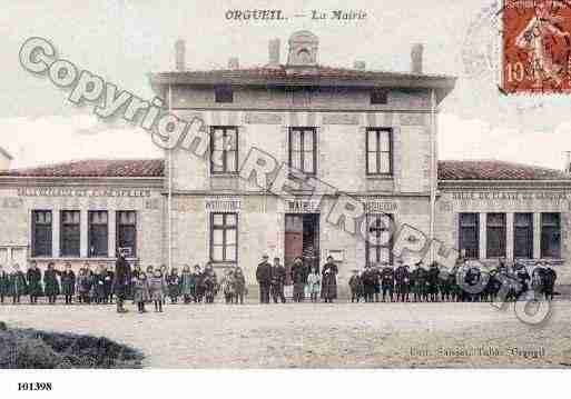 Ville de ORGUEIL, carte postale ancienne