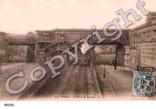 Ville de PARIS12, carte postale ancienne