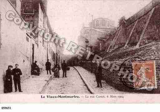 Ville de PARIS18, carte postale ancienne