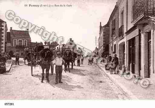 Ville de PERNAY, carte postale ancienne