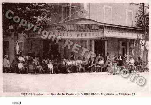 Ville de PERTUIS, carte postale ancienne