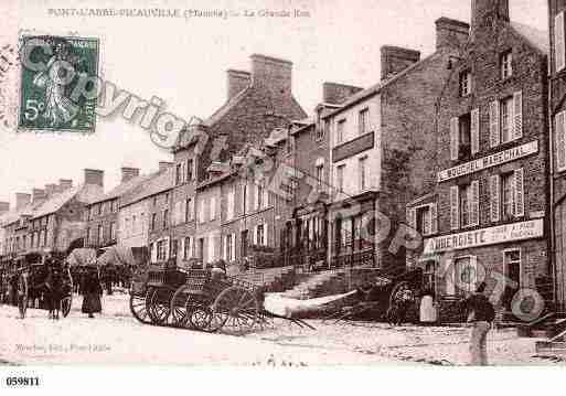 Ville de PICAUVILLE, carte postale ancienne