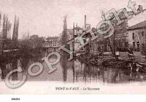 Ville de PONTDEVAUX, carte postale ancienne