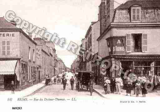 Ville de REIMS, carte postale ancienne