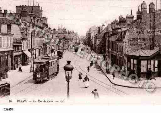 Ville de REIMS, carte postale ancienne