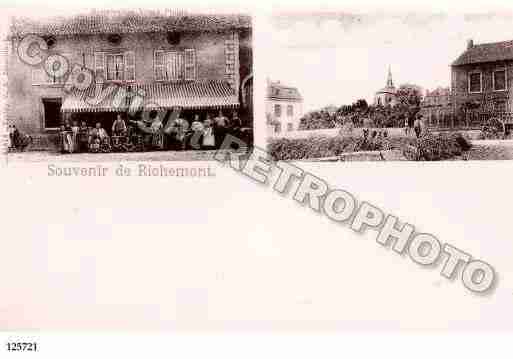 Ville de RICHEMONT, carte postale ancienne