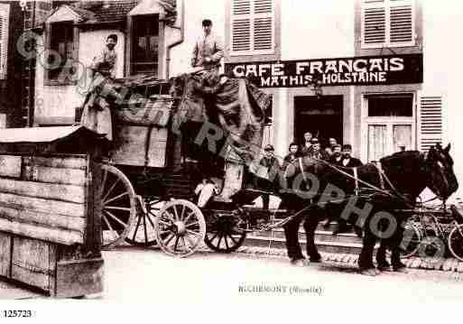 Ville de RICHEMONT, carte postale ancienne