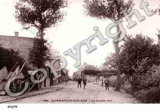 Ville de SAINTAUBINSURMER, carte postale ancienne