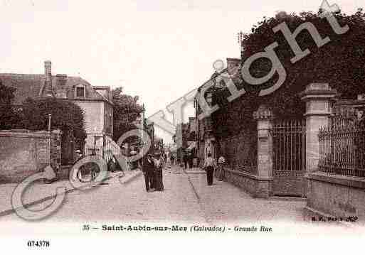 Ville de SAINTAUBINSURMER, carte postale ancienne