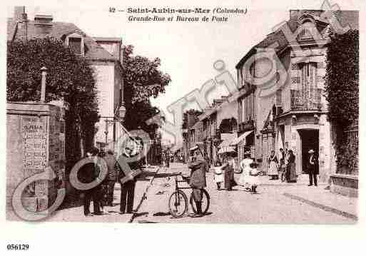 Ville de SAINTAUBINSURMER, carte postale ancienne