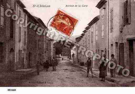 Ville de SAINTCHINIAN, carte postale ancienne