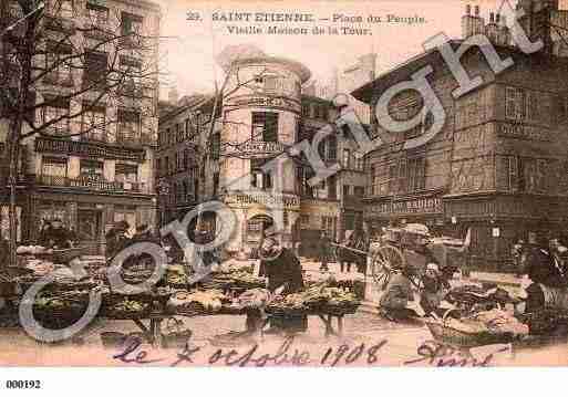 Ville de SAINTETIENNE, carte postale ancienne