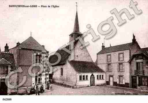 Ville de SAINTFIRMINSURLOIRE, carte postale ancienne