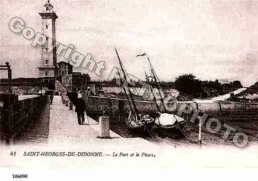 Ville de SAINTGEORGESDEDIDONNE, carte postale ancienne