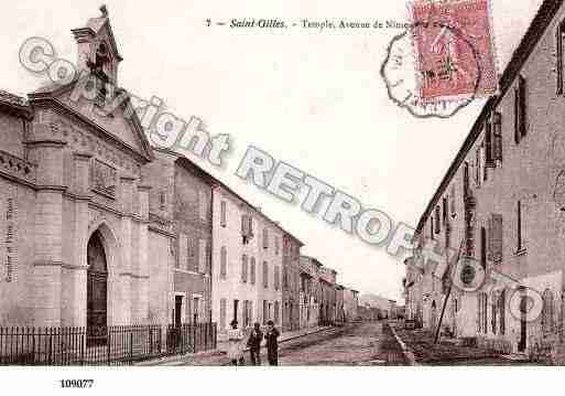 Ville de SAINTGILLES, carte postale ancienne