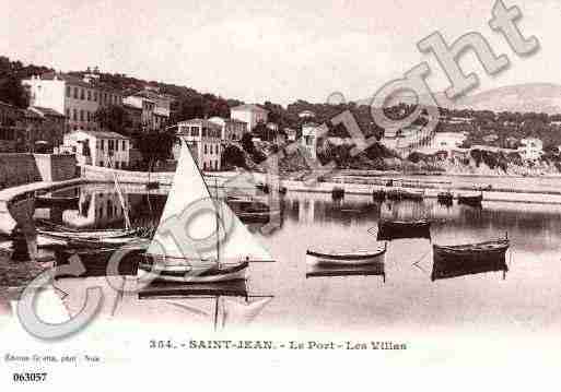 Ville de SAINTJEANCAPFERRAT, carte postale ancienne
