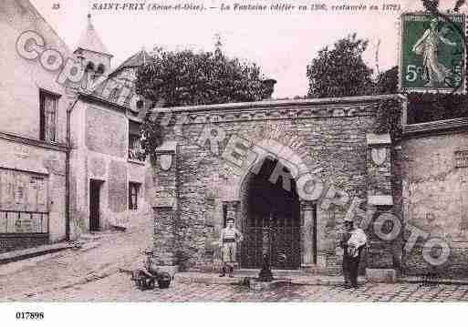 Ville de SAINTPRIX, carte postale ancienne