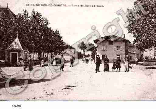 Ville de SAINTTRIVIERDECOURTES, carte postale ancienne