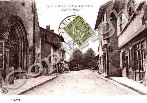 Ville de SAINTTRIVIERDECOURTES, carte postale ancienne