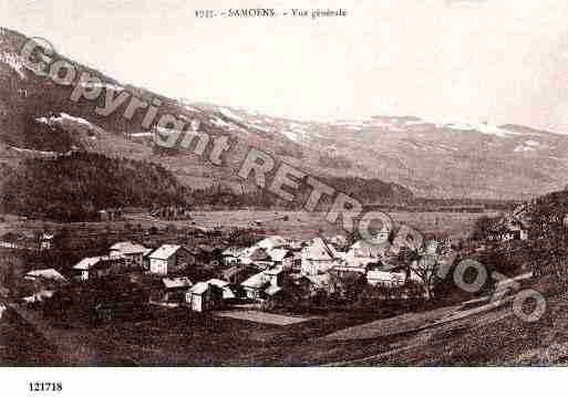 Ville de SAMOENS, carte postale ancienne