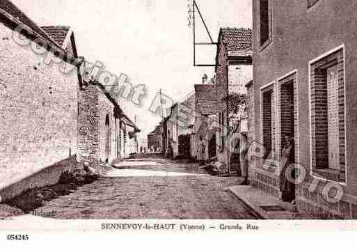 Ville de SENNEVOYLEHAUT, carte postale ancienne