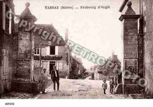 Ville de TANNAY, carte postale ancienne