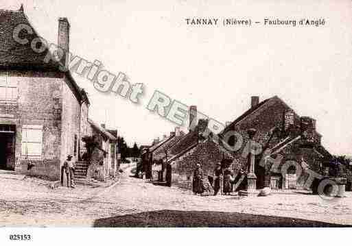 Ville de TANNAY, carte postale ancienne