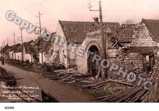 Ville de THELUS, carte postale ancienne