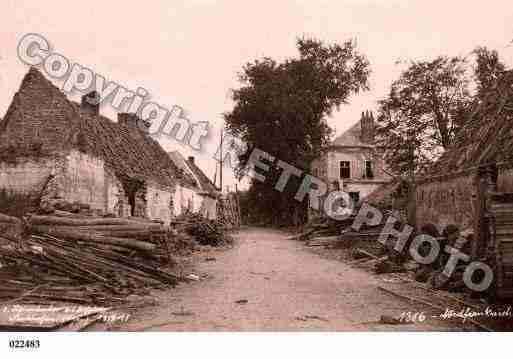 Ville de THELUS, carte postale ancienne