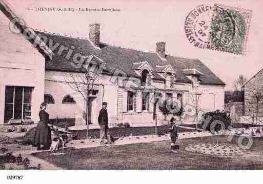 Ville de THENISY, carte postale ancienne