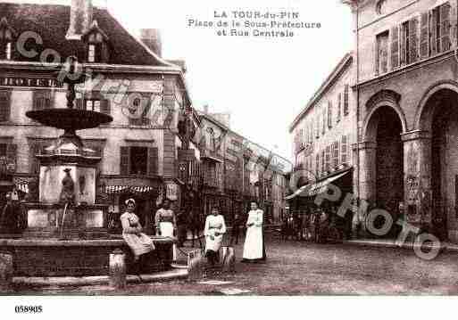 Ville de TOURDUPIN(LA), carte postale ancienne